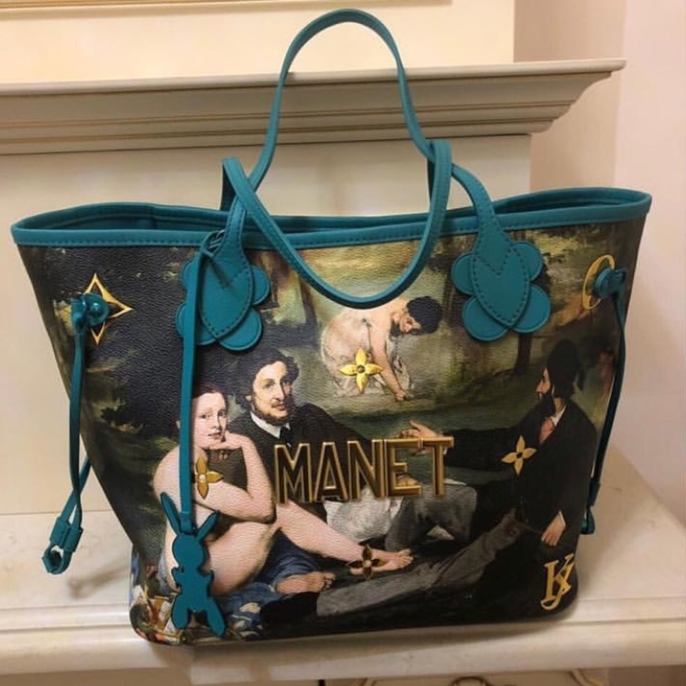 LOUIS VUITTON Masters Jeff Koons Manet Neverfull M